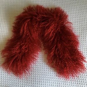 Mongolian Lamb Fur collar/scarf